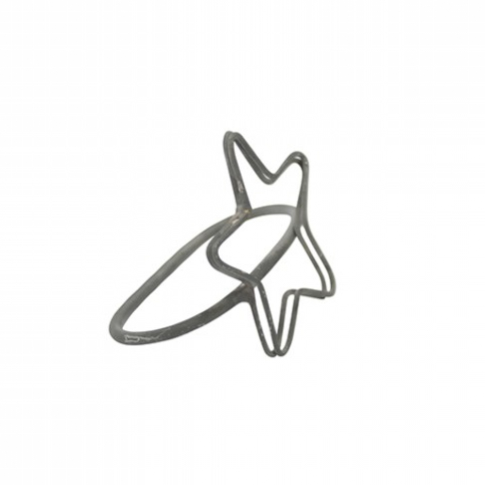 Serviettenring Stern aus Zink von Krasilnikoff